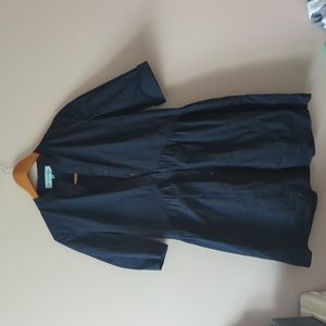 Tuckernuck Royal Navy Blue Button Down Shirt Dress